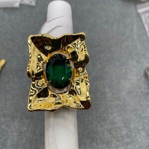 Alexis Bittar Candy Collection Large Gemstone Ring Size 7